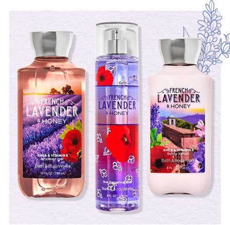 purple bath and body works spray|lavender body wash and lotion.